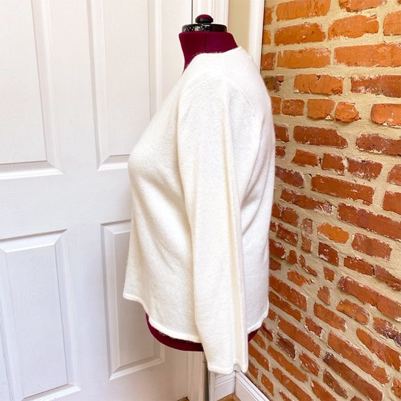 NWT Style & Co Angora Sweater w/ Detachable Scarf - Picture 2 of 5